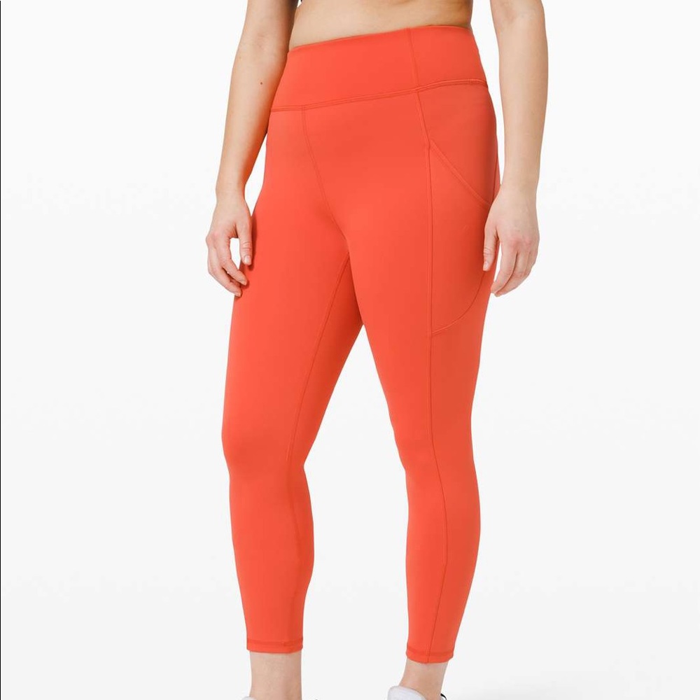 Lululemon Invigorate High-Rise Tight 25” - Brick